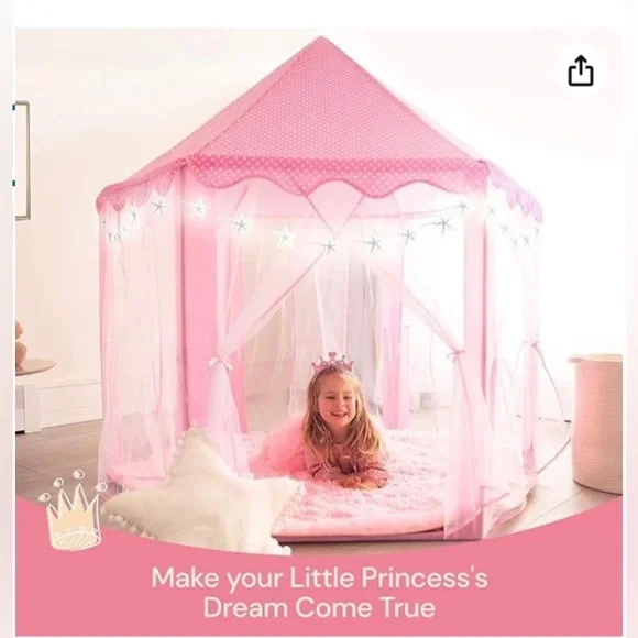 🥳🥳Host pic 🥳🥳Princess tent for kids💕💓 - Picture 3 of 7